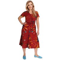 KUNST UND MAGIE Latzhose Kleid Batik Sommerkleid Baumwoll Kleid Boho Ibiza Hippie Tie Dye von KUNST UND MAGIE