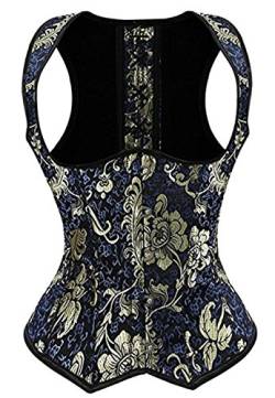 KUOSE Damen Vintage Corsage schwarze Korsett Steampunk Corsagen Vest Übergrößen S-6XL von KUOSE