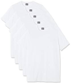 KUSTOM KIT Herren T-Shirt (5er Pack), weiß, Large von KUSTOM KIT