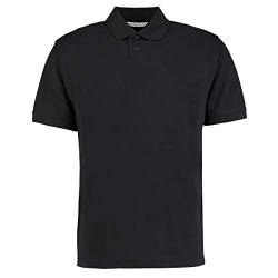 KUSTOM KIT Herren Workforce Pique Polo Shirt (2XL) (Schwarz) von KUSTOM KIT