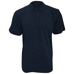 KUSTOM KIT Workwear Herren Polo-Shirt, Kurzarm (5XL) (Marineblau) von KUSTOM KIT