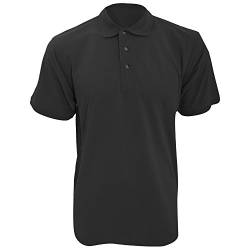 KUSTOM KIT Workwear Herren Polo-Shirt, Kurzarm (L) (Kohlegrau) von KUSTOM KIT