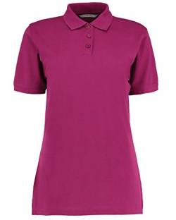 Klassisches Polo-Shirt mit Superwash für Damen Gr. 50, magenta von KUSTOM KIT