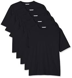 Kustom Kit Herren Hunky-T T-Shirt, Schwarz, 6XL (5er Pack) von KUSTOM KIT