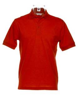 Kustom Kit Herren Klassisches Superwash Poloshirt [KK403] Gr. L, rot von KUSTOM KIT