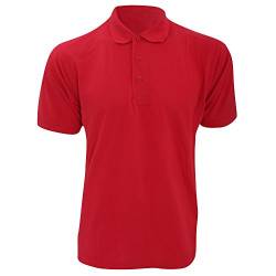 Kustom Kit Klassic Superwash Polo-Shirt (2XL) (Rot) von KUSTOM KIT