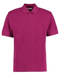 Kustom Kit Klassisches Poloshirt mit Komfort-Finish, XS-5XL Gr. L, magenta von KUSTOM KIT