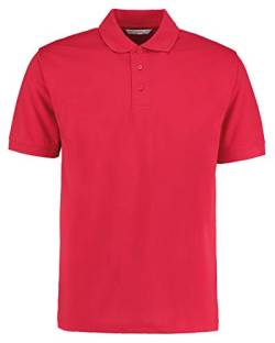 Kustom Kit Klassisches Poloshirt mit Komfort-Finish, XS-5XL Gr. M, rot von KUSTOM KIT