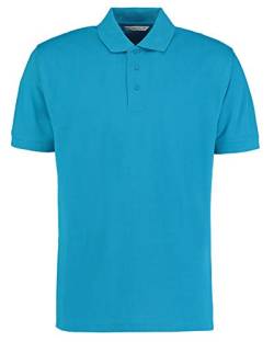 Kustom Kit Klassisches Poloshirt mit Komfort-Finish, XS-5XL Gr. XL, türkis von KUSTOM KIT