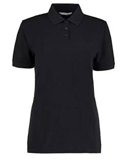 Kustom KitDamen Poloshirt Schwarz Schwarz von KUSTOM KIT