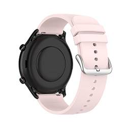 KUTEWEU 22mm Armbänder für Huami Amazfit GTR 3/ GTR 3 Pro,Ersatzband Verstellbares Weiches Silikonband,Uhrenarmband Armbänder Wrist Strap für Huami Amazfit GTR 2/ GTR 47mm/Amazfit pace (Rosa) von KUTEWEU