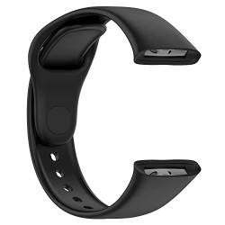 KUTEWEU Ersatzarmbänder Kompatibel mit Mi Redmi Watch 3 Armband, Silikon Ersatzarmbänder Sport Armbänder mit Verstellbare Watchband für Mi Redmi Watch3 Smartwatch Zubehör (Schwarz) von KUTEWEU