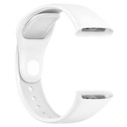 KUTEWEU Ersatzarmbänder Kompatibel mit Redmi Watch 3 Armband, Silikon Ersatzarmbänder Sport Armbänder mit Verstellbare Watchband für Mi Redmi Watch3 Smartwatch Zubehör (Weiß) von KUTEWEU