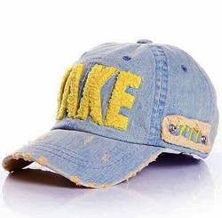 Kuyou Distressed Baby Kids Kappe Hut Kinder Sport Mütze Berets Cap (Medium, Gelb) von KUYOU