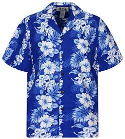 KY's Original Hawaiihemd, Batik, blau, 6XL von KY's