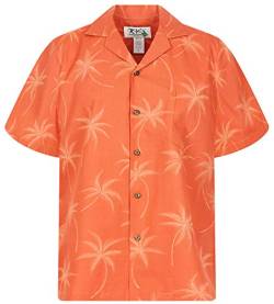 KY's Original Hawaiihemd, Palm Shadow, Dunkelorange, S von KY's