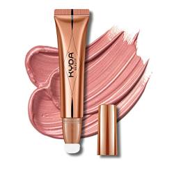 KYDA Blush Beauty Wand, Flüssige Gesicht Touch Rouge mit Kissen Applikator, Lang anhaltende Natürlichen Schimmer Silky&Smooth Creme Leuchtende Erröten Make-up, 0.6fl.oz (#5 Pearl Pink) von KYDA