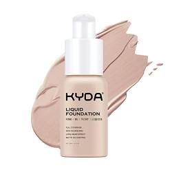 KYDA Matte Liquid Foundation, Full Coverage Concealer Foundation Cream, Oil Control Long Wear Lightweight Foundation Makeup-101 von KYDA
