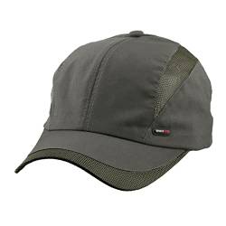 KYEYGWO Atmungsaktive Mesh Baseball Cap für Herren und Damen, Verstellbar Einfarbig Baseballkappe Schnell Trocknend Hüte Outdoor Sonnenhut Freizeit Sportmütze, Grün von KYEYGWO