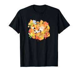 Lustiges Süßes Fuchs Kind Rotfuchs Wald Mädchen Camping T-Shirt von KaSeRa