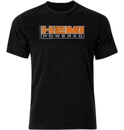 Hemi Powered - Graphic Cotton T Shirt Short & Long Sleeve Black XXL von Kabe