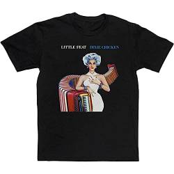 Vintage Little Feat Dixie Chicken Short Sleeve Graphic Men's Tee O-Neck 100% Cotton Casual Unisex T-Shirt Black XL von Kabe