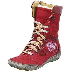 Kacper 4-3906 Damen Schnürstiefel Lederschuh Echt-Leder Rot Größe 42 EU von Kacper