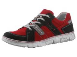 Schnürschuh KACPER Gr. 40, rot (rot, schwarz used) Herren Schuhe Schnürhalbschuhe mit gepolstertem Schaftrand, Freizeitschuh, Halbschuh, Schnürschuh von Kacper