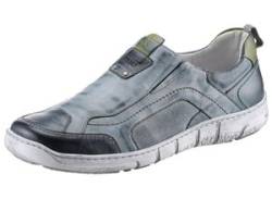 Slipper KACPER Gr. 41, grau (graublau, grün) Herren Schuhe Slipper Freizeitschuh, Halbschuh zum Schlupfen von Kacper