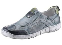Slipper KACPER Gr. 42, grau (graublau, grün) Herren Schuhe Slipper Freizeitschuh, Halbschuh zum Schlupfen von Kacper