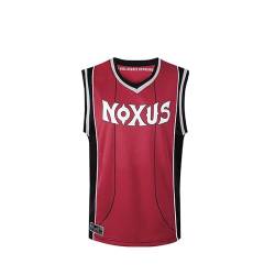 Slam Master Shohoku Sakuragi Schule Basketball Team Tops Shirt LOL League of Legends Noxus Weste Sport Lose Uniform Trikots, Noxus Trikots, M von Kader