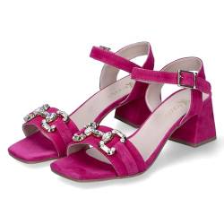 Kaerlek Damen Sandalen/Sandaletten Pink Rauleder, Größe:39, Farbauswahl:rose/pink von Kaerlek