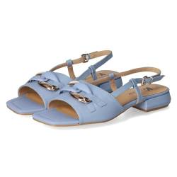 Kaerlek Damen Sandaletten Blau Glattleder, Größe:40, Farbauswahl:blau von Kaerlek