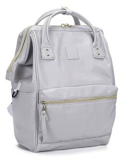 Kah&Kee Damen Leder Rucksack - Elegantes 15 zoll Laptoprucksack für Lehrerinnen und Arbeitsamkeit im Büro mit diebstahl von Kah&Kee