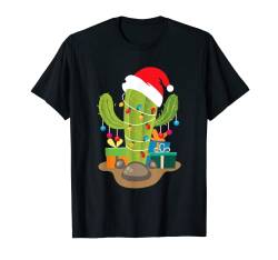 Kaktus Weihnachtsbaum Mit Geschenken Xmas Weihnachten Mexico T-Shirt von Kaktus Weihnachts Shop