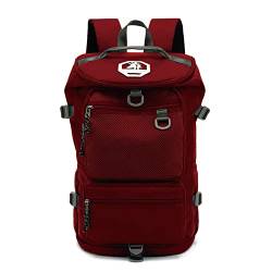 Sporttasche, Rucksack, 4-Wege-wasserdicht, mit Schuhfach für Reisen, Sport, Wandern, Laptop, Viva Magenta Red, Duffel Rucksäcke von Kalesi