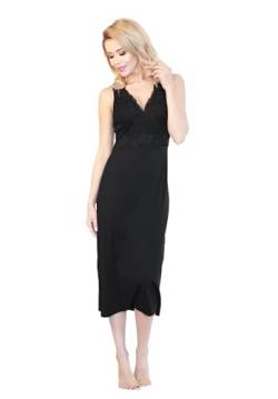 Kalimo Damen Halka Panay - Black Nightgown, Schwarz, S EU von Kalimo