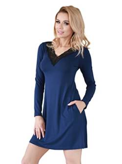 Kalimo Damen Paris Petticoat - Navy Blue Xl Nightgown, Navy, XL EU von Kalimo