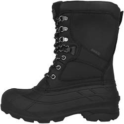 Kamik Herren NationPro Schneestiefel, Schwarz (Black BK2), 41 EU von Kamik