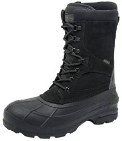 Kamik Herren Nationplus Stiefel, Schwarz (Schwarz/Charcoal), 41 EU von Kamik