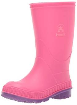 Kamik Mädchen Stomp Gummistiefel, Pink (Pink Pin), 23 EU von Kamik