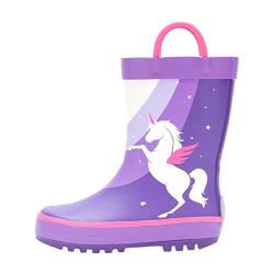 Kamik Unicorn Gummistiefel, Purple, 22 EU von Kamik