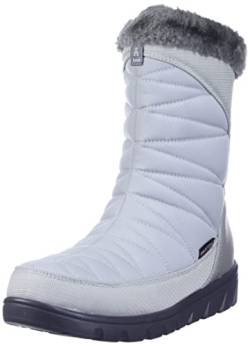 Kamik W Hannah Zip Grau - Wasserdichter veganer Damen Winterstiefel, Größe EU 38 - Farbe Light Grey von Kamik