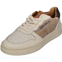 Kamo-Gutsu CAMPA 012 Sneaker Bianco Oro Brown von Kamo-Gutsu