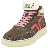 Kamo-Gutsu Modische Damen Leder Sneaker Sneaker Wechselfussbett von Kamo-Gutsu