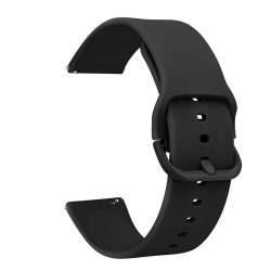 KanaAt LKQASD 20 mm 22 mm Silikonarmband kompatibel mit Watch GT 3 42 mm 46 mm/GT Runner/GT 2 Pro/GT 3 Pro Armband kompatibel mit Watch 3 Pro Armband (Color : Black, Size : Watch magic) von KanaAt
