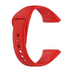 KanaAt LKQASD Modisches Silikon-Armband, kompatibel mit Watch 3, Smartwatch-Armband, Armband, kompatibel mit Watch Lite3, Armband-Zubehör (Color : Red, Size : Watch 3) von KanaAt