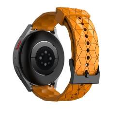KanaAt LKQASD Silikonarmband kompatibel mit Watch S1 Active/Color 2 Armband Uhrenarmband kompatibel mit Watch GT3 GT 3 Pro 43 46 42 46 mm Armband (Color : Orange, Size : Watch Color) von KanaAt