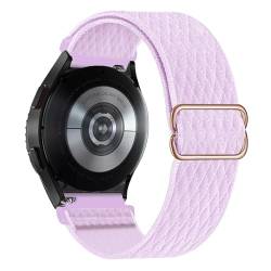 LKQASD 20 m/22 mm Band, kompatibel mit Galaxy Watch 5/pro/4/classic/Active 2. Elastisches Bohemian-Armband, kompatibel mit GT/GTR-GTS-4-3-2e-Armband (Color : Lavender 16, Size : Amazfit GTS 4-3-2) von KanaAt