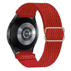 LKQASD 20 m/22 mm Band, kompatibel mit Galaxy Watch 5/pro/4/classic/Active 2. Elastisches Bohemian-Armband, kompatibel mit GT/GTR-GTS-4-3-2e-Armband (Color : Red 8, Size : Gt2-3-pro 46m) von KanaAt